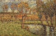 Camille Pissarro Riparian oil